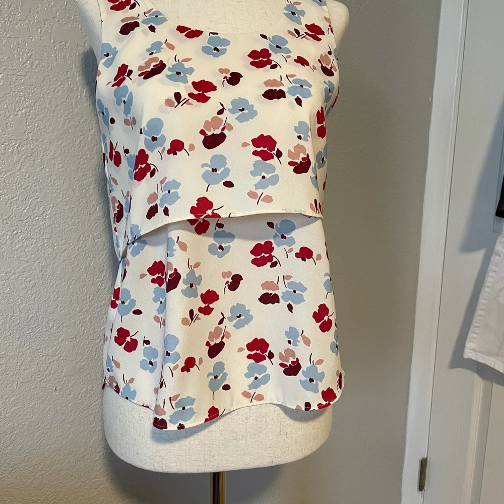 Anne Taylor layered blouse